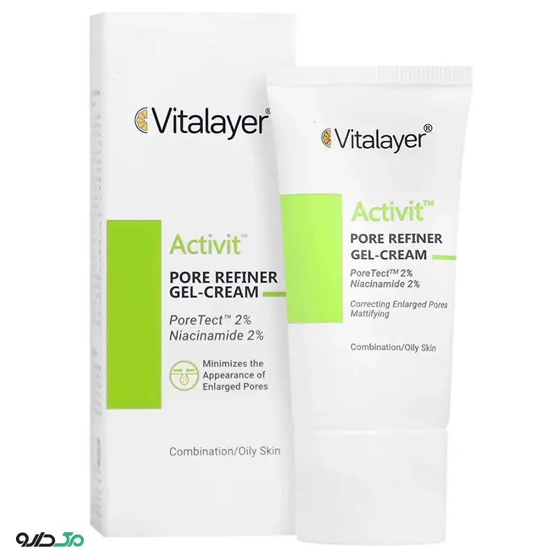 ژل کرم جمع کننده منافذ اکتی ویت ویتالیر